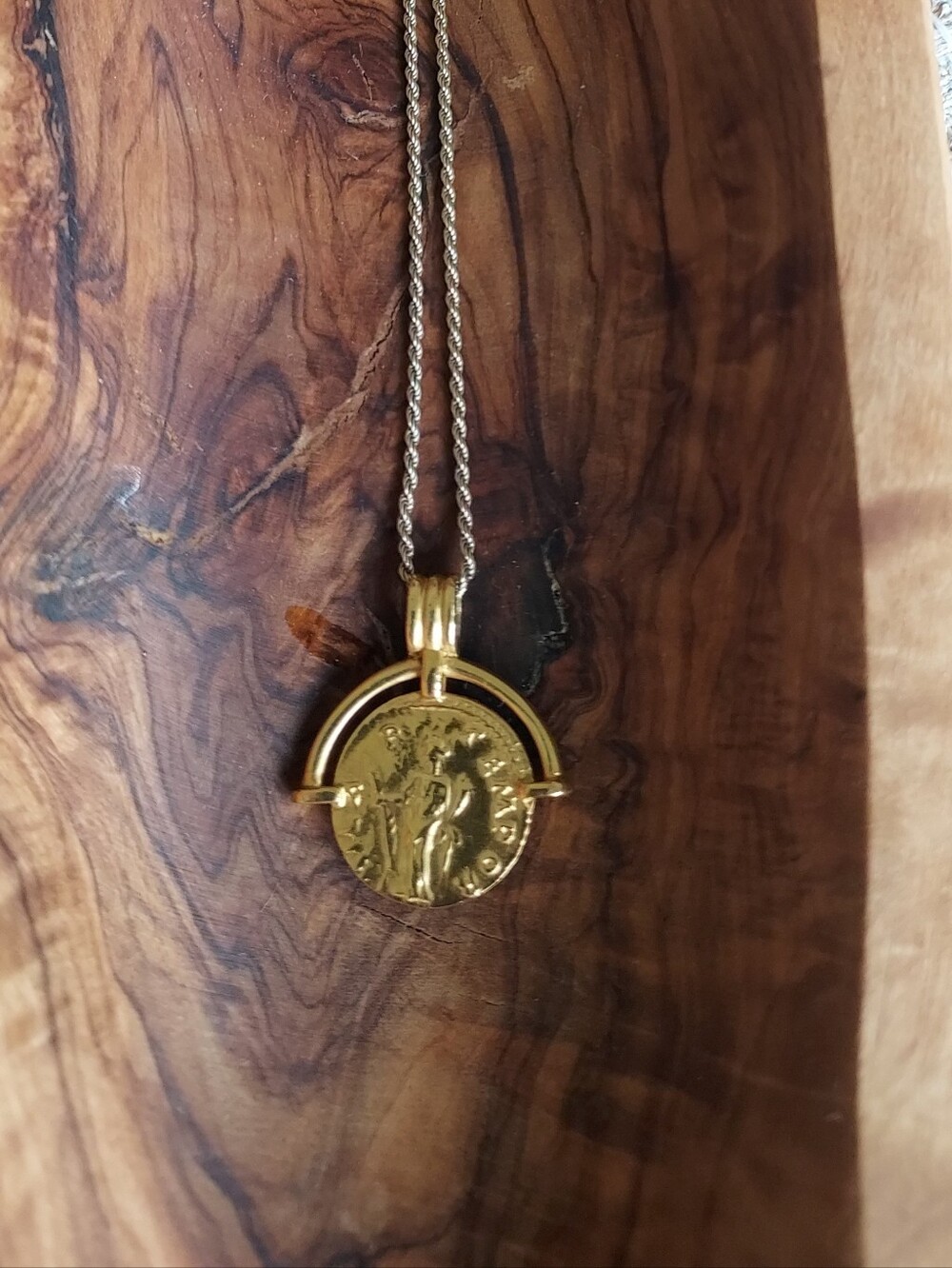 Missoma X Lucy Williams Roman Arc Coin Necklace